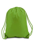 Load image into Gallery viewer, (lime green) Drawstring Backpack 14" x 18" - bagNook
