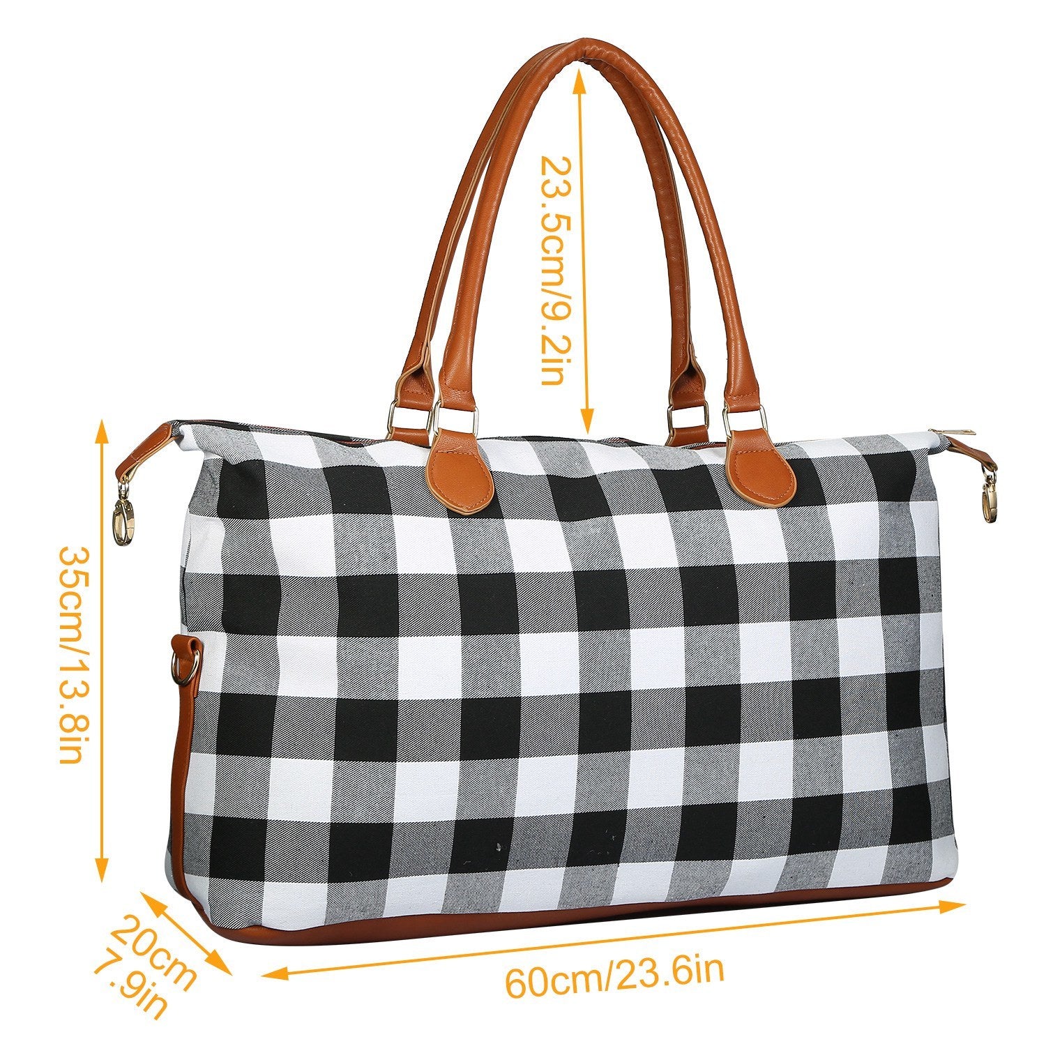 (white)Weekender / Duffel Bag - 3 Styles - BagNook