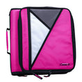 Load image into Gallery viewer, (magenta)The Universal - 2 Inch Zipper Binder w/Laptop Pocket - BagNook
