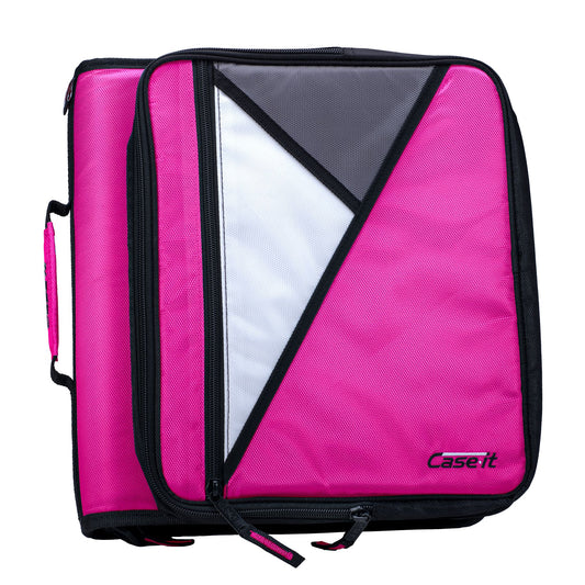 (magenta)The Universal - 2 Inch Zipper Binder w/Laptop Pocket - BagNook
