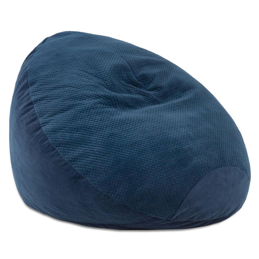 Jaxx Koku Bean Bag - Velvish/Turbo, Indigo - BagNook