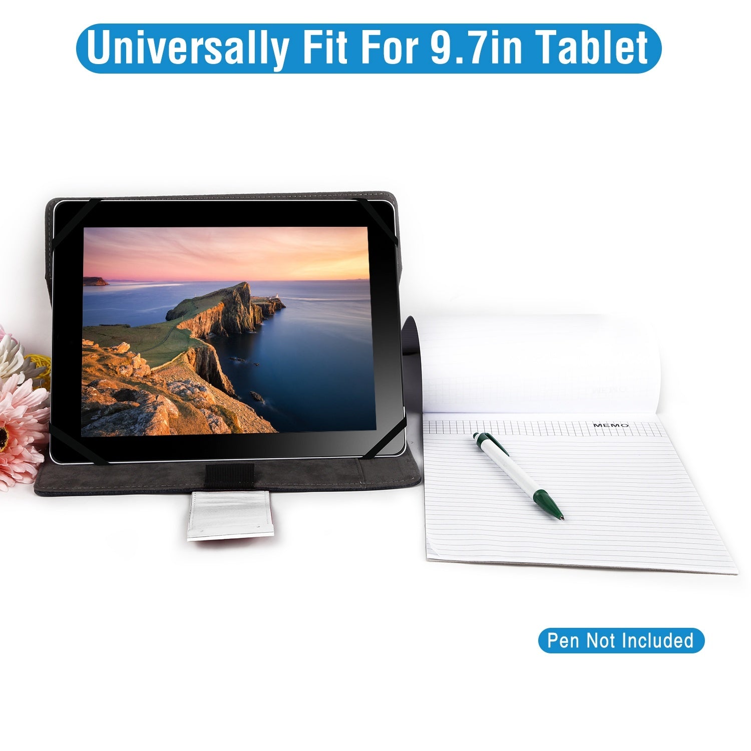 Tablet Padfolio Organizer Case for 9.7in Tablet - BagNook