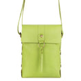Load image into Gallery viewer, Jane Long Crossbody w/Top Flap & Tassel - Lime Green - BagNook
