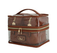 Load image into Gallery viewer, (cognac)Emma Cosmetic 4pc Set by MiaK - BagNook
