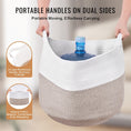 Load image into Gallery viewer, VEVOR Cotton Rope Storage Basket (22 x 22 x 14 in) 23gal Capacity - BagNook
