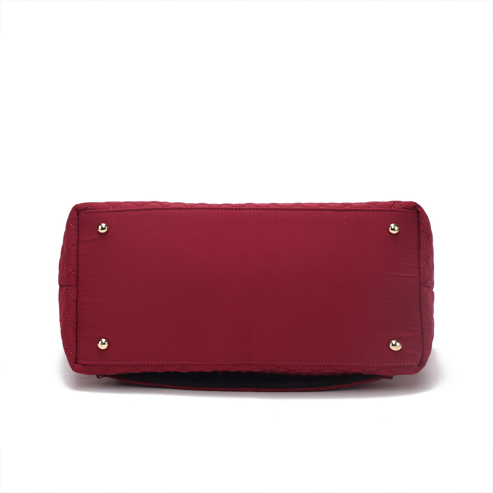 (wine) Quilted Cotton Women Tote - bagNook