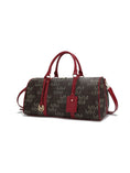 Load image into Gallery viewer, (red)Jovani Duffel Weekender by Mia k - BagNook
