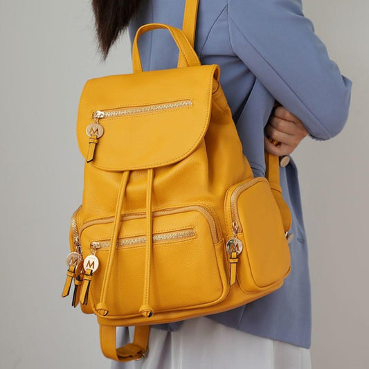 (yellow)Ivanna Backpack by Mia K - BagNook