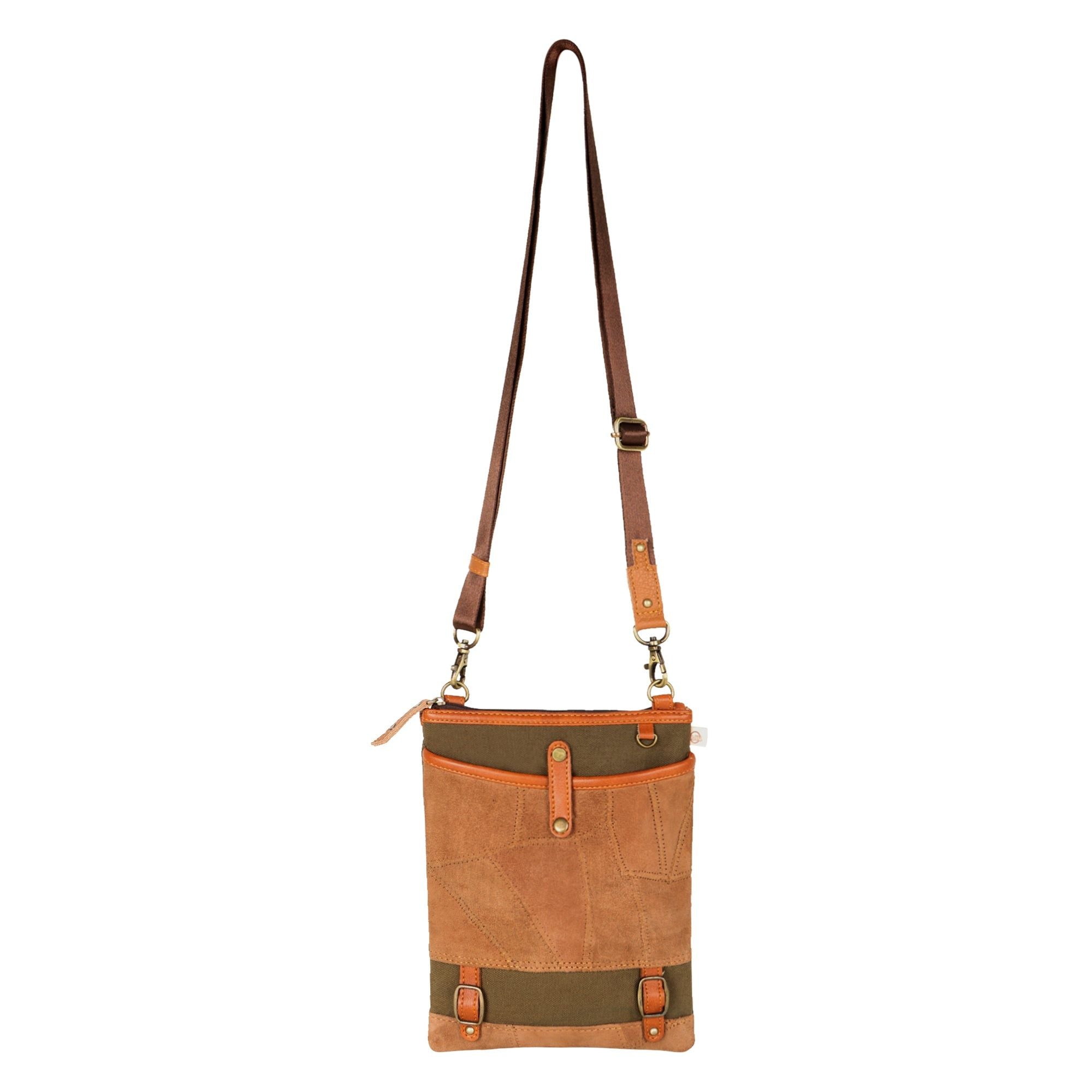 Patterson Green Crossbody - Upcycled - BagNook