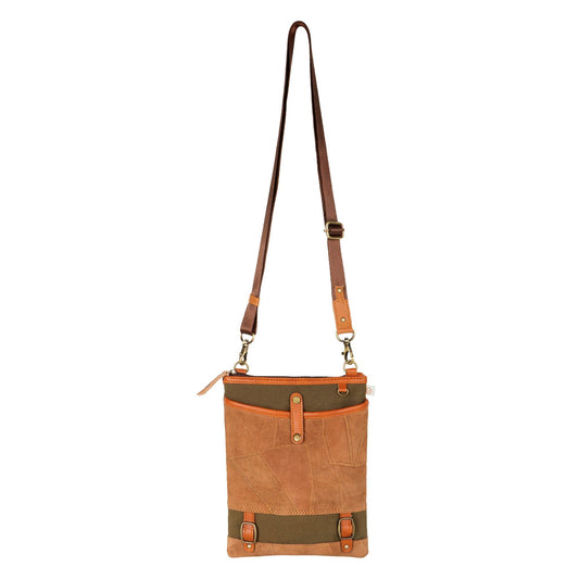 Patterson Green Crossbody - Upcycled - BagNook