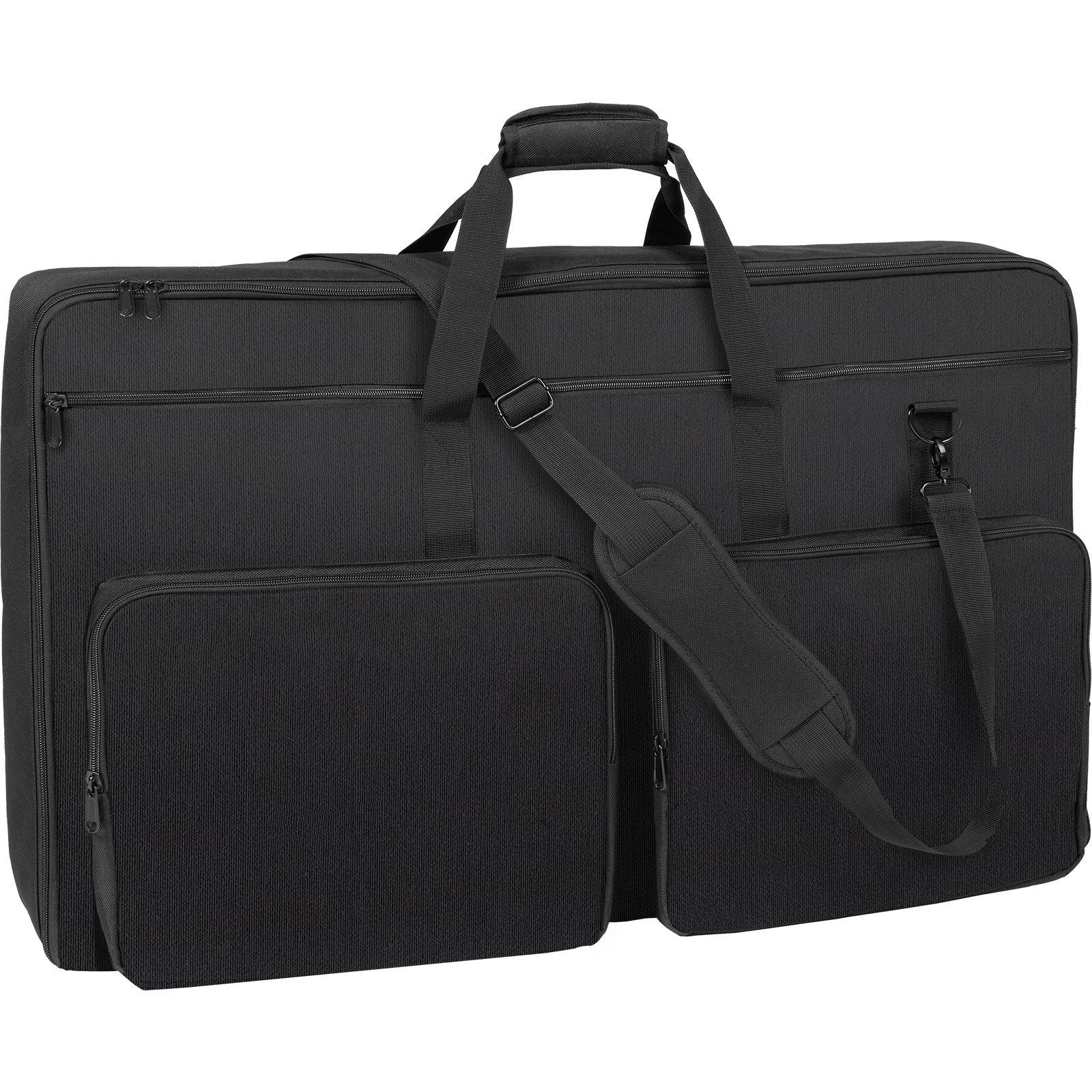 VEVOR Padded DJ Mixer Gig Bag, w/Shoulder Strap (32.6x8.6x20.4) - BagNook