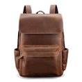Load image into Gallery viewer, (brown)The Helka Backpack | Genuine Vintage Leather Backpack - BagNook
