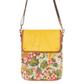 Load image into Gallery viewer, Cavalier Crossbody w/Top Closure - Summer Jungle - Upcycled - BagNook
