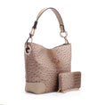 Load image into Gallery viewer, (beige)Wandy Soft Vegan Leather Hobo & Wallet Set by Mia K - BagNook
