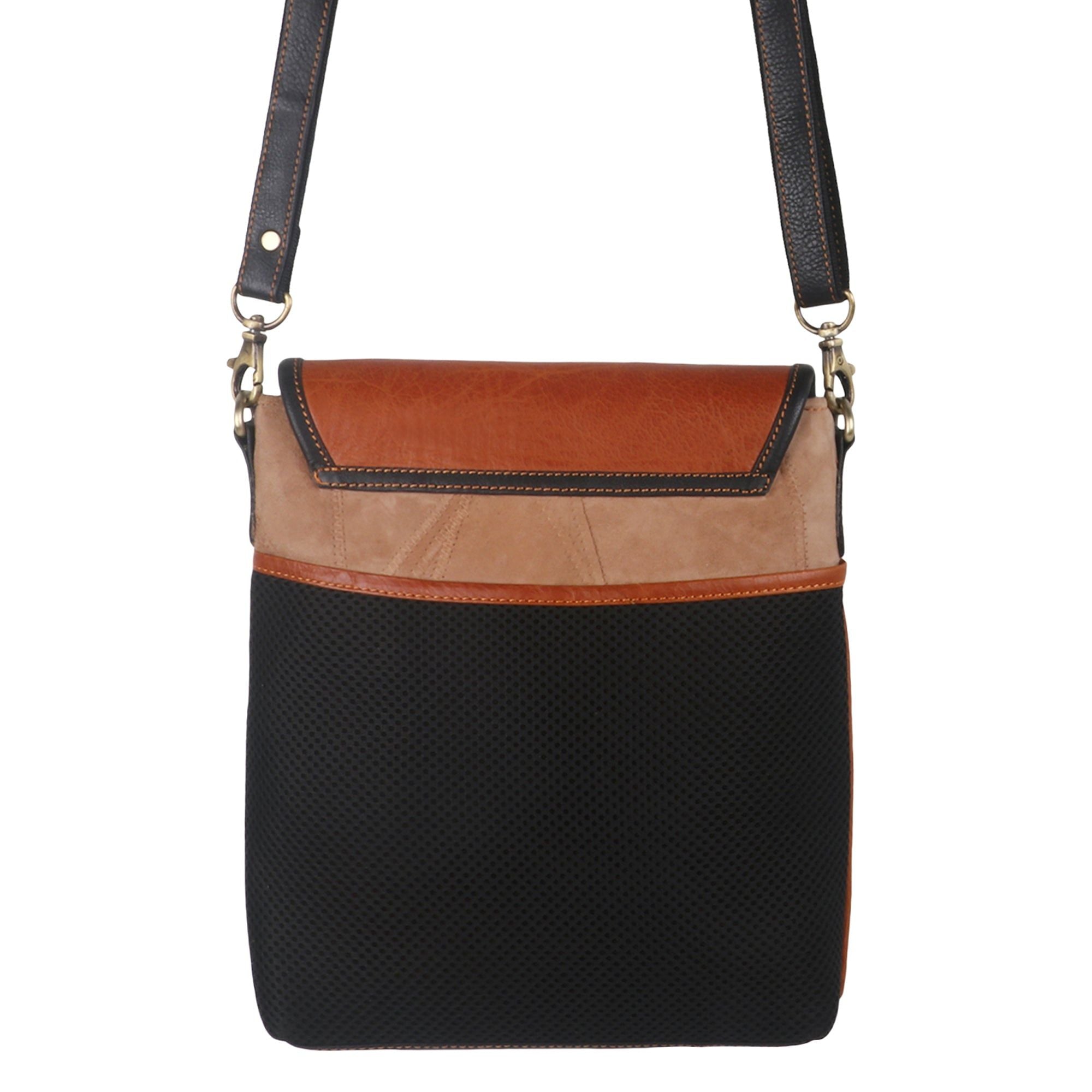 Nomad Athens Flap Crossbody - Upcycled Genuine Leather - BagNook