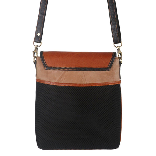 Nomad Athens Flap Crossbody - Upcycled Genuine Leather - BagNook