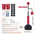 Load image into Gallery viewer, VEVOR Punching Bag with Stand - Height Adjustable, Red - BagNook
