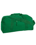 Load image into Gallery viewer, (kelly green)Game Day Large Duffel w/Adjustable Shoulder Strap - BagNook
