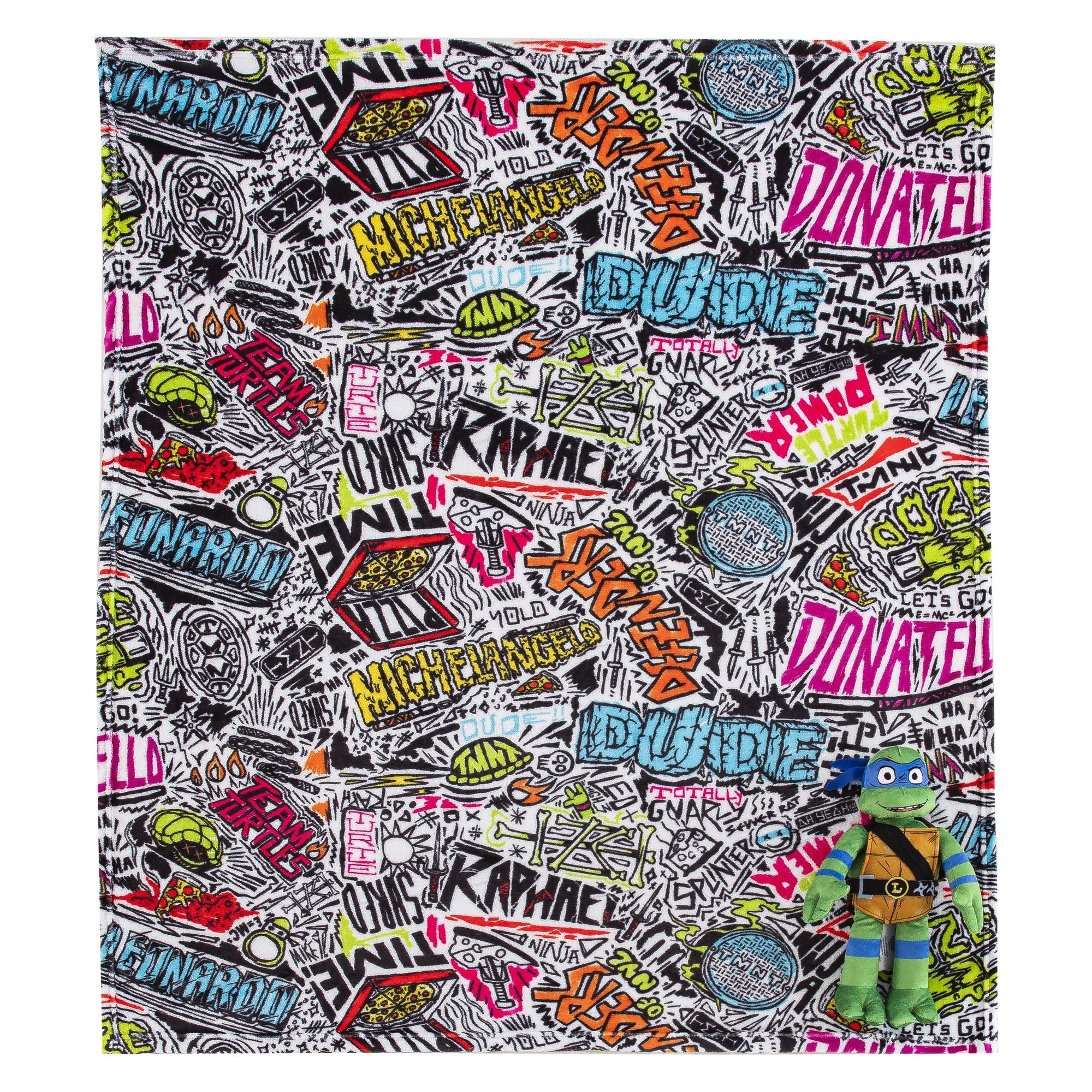 TMNT - Mutant Mayhem - Throw Blanket & Hugger Set - BagNook