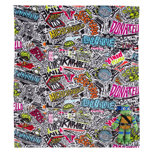 TMNT - Mutant Mayhem - Throw Blanket & Hugger Set - BagNook