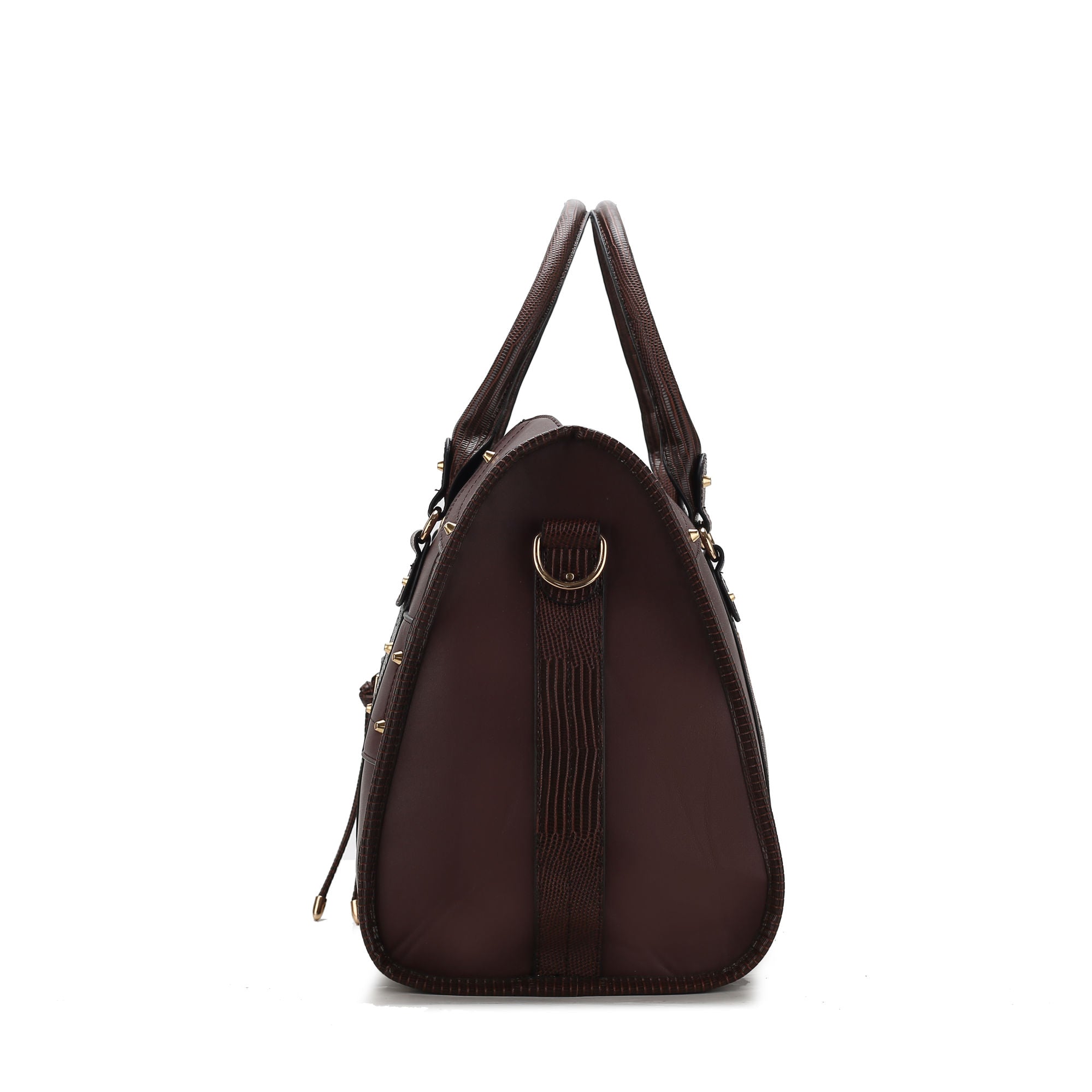 (chocolate)Patricia Duffel Handbag Women by Mia K - BagNook