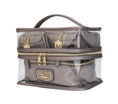 Load image into Gallery viewer, (pewter)Emma Cosmetic 4pc Set by MiaK - BagNook
