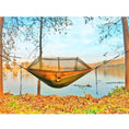 Load image into Gallery viewer, (khaki)Camping Hammock with Mosquito Net, 2 person - BagNook

