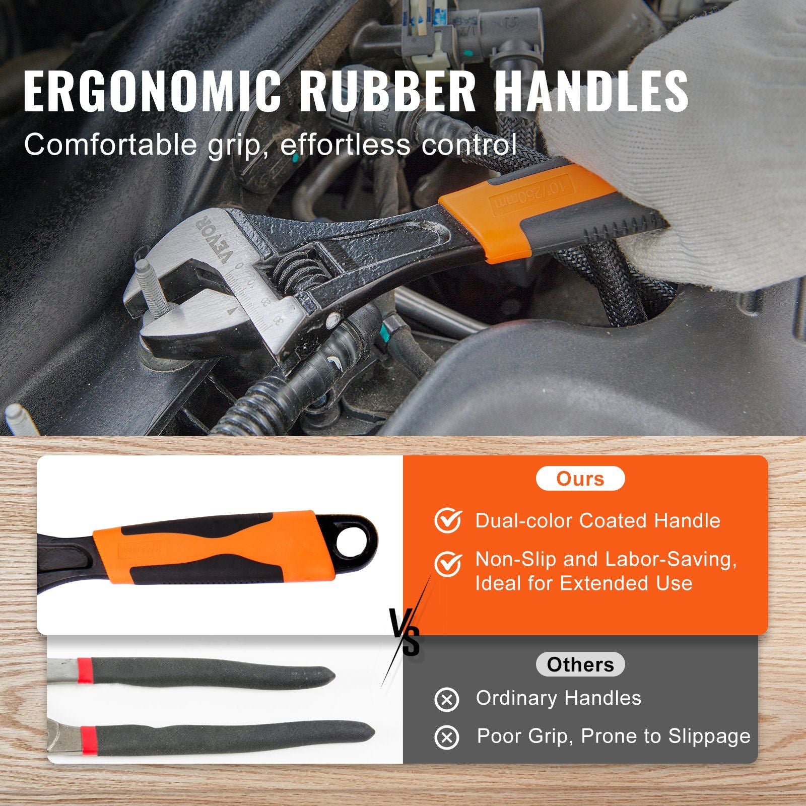 VEVOR Ultra-Hard 8pc Pliers Set, High Carbon Steel and Tool Storage Bag - BagNook