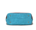 Load image into Gallery viewer, (turquoise)Lilian Vegan Leather Women FLAG Tote Bag by Mia K - BagNook

