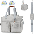 Load image into Gallery viewer, (lightgrey)Breast Pump Diaper Tote Bag - BagNook
