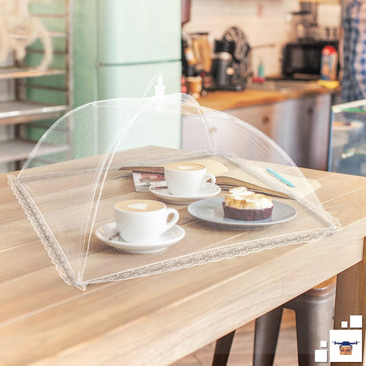 6 Nylon Collapsible Mesh Food Covers - BagNook