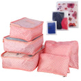 Load image into Gallery viewer, (pink spot)9pc Travel Luggage Organizer - BagNook
