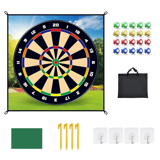 Golf Chipping Dart Game Mat Set with Carry Bag - BagNook