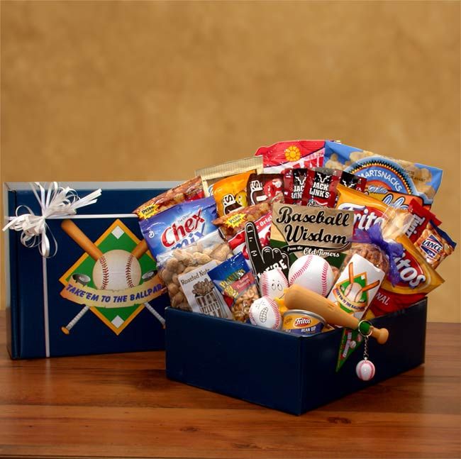 Gift Basket | Take Em to the Ballpark Baseball Gift Pack - BagNook