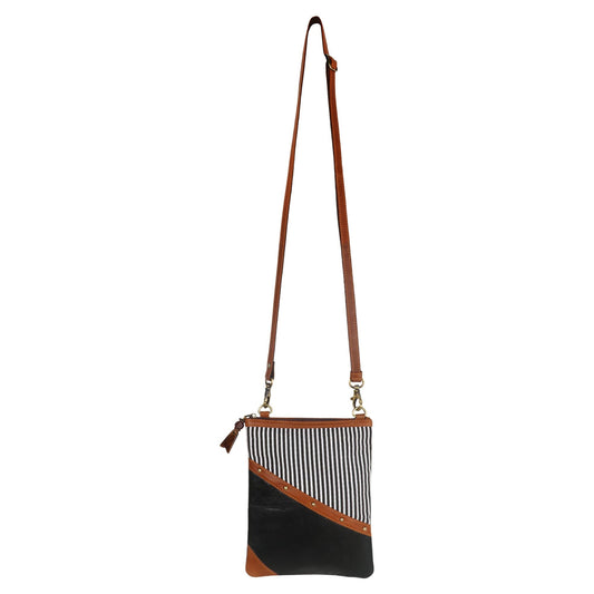 Royce Brisk Crossbody - Upcycled Leather - BagNook