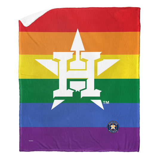 PRIDE SERIES - ASTROS - Silk Touch Sherpa Throw Blanket - BagNook