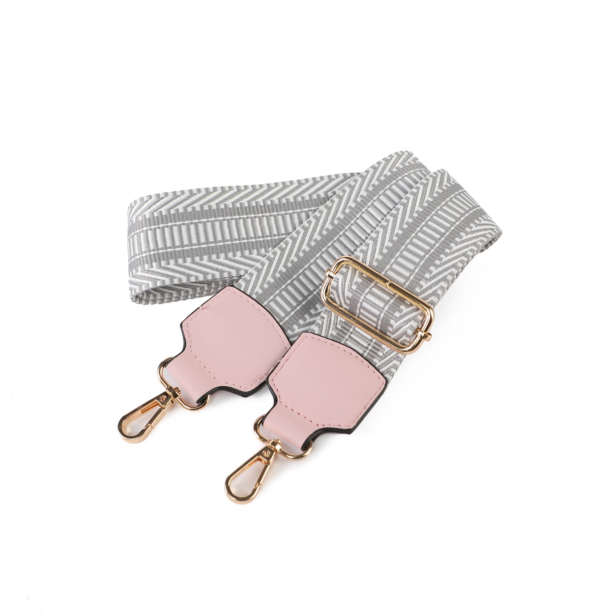 (grey-pink)Naya Women Webbing Crossbody Straps by Mia K - BagNook