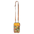 Load image into Gallery viewer, Laguna Prism Cellphone Crossbody - Upcycled Leather - BagNook
