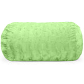 Jaxx Saxx 4 ft Sofa Bean Bag Couch - Faux Fur - Lime Green - BagNook