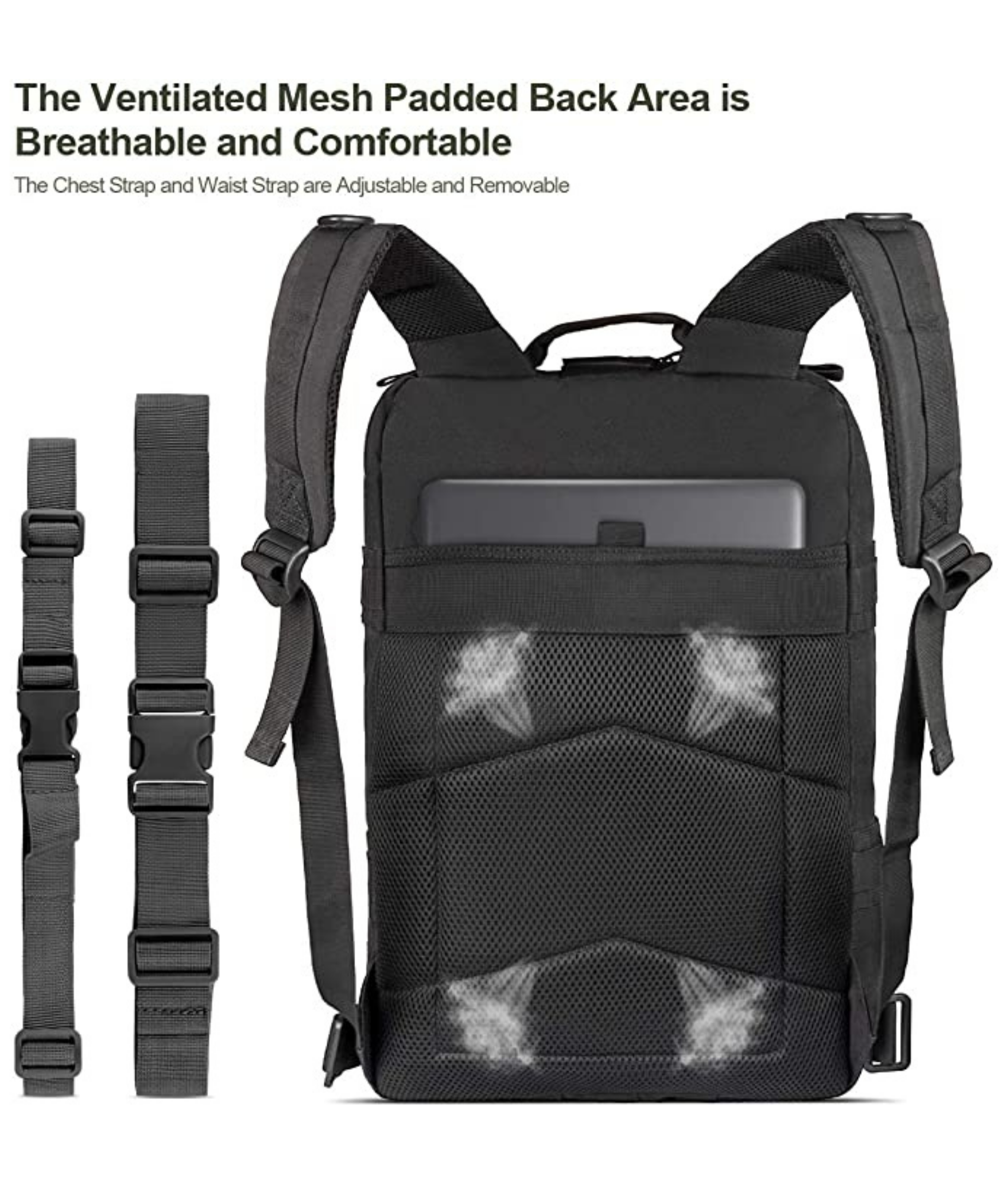 Military 3P Tactical 25L Backpack | Army Assault Pack | Molle Bag Rucksack | Range Bag - BagNook