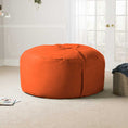 Load image into Gallery viewer, Jaxx Saxx 5 Ft Large Bean Bag, Mandarin - BagNook
