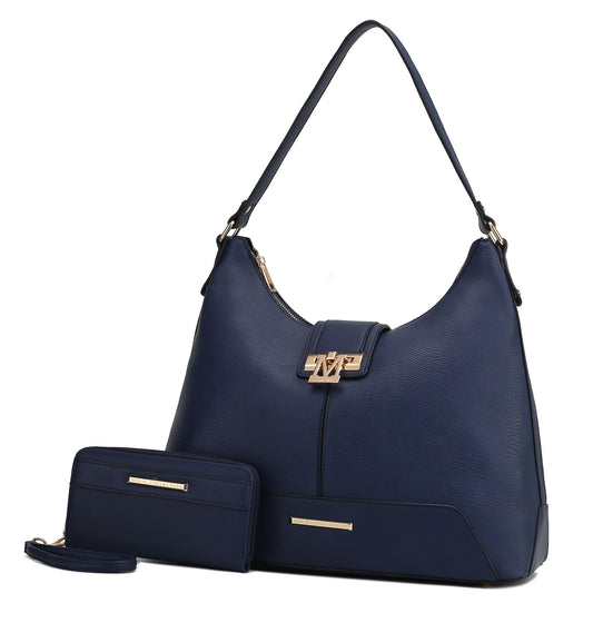 Graciela Hobo Handbag Vegan Leather by Mia k - BagNook