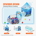 Load image into Gallery viewer, 3 in 1 Kids Play Pop Up Tent with Tunnel - Indoor/Outdoor - BagNook
