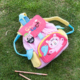 Load image into Gallery viewer, [Pink Rabbit] Embroidered Applique Kids Fabric Backpack - BagNook

