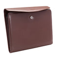 Load image into Gallery viewer, (brown)The V.P Pro Faux Leather Tri Fold Padfolio - It fits a tablet! - BagNook
