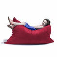 Load image into Gallery viewer, Jaxx 3.5 Ft Pillow Saxx Kids Bean Bag, Cherry - BagNook

