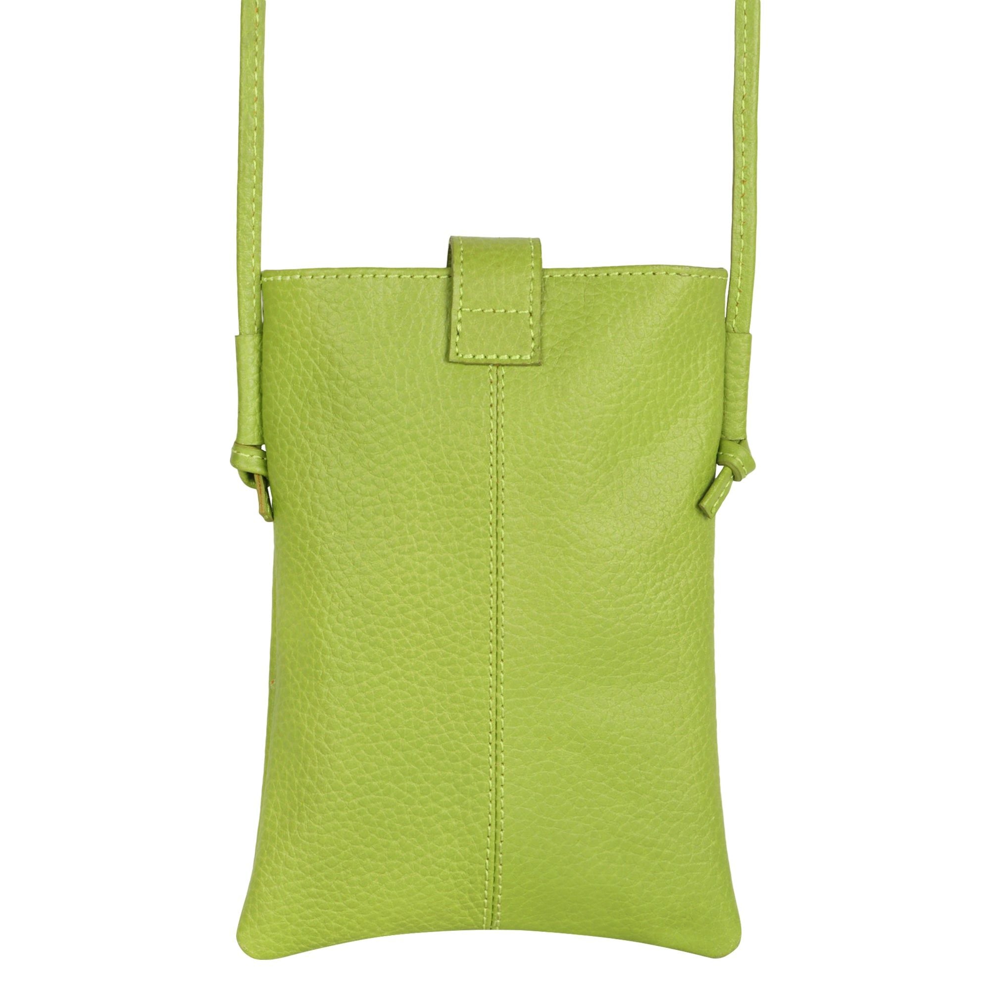 Jennie Small Crossbody w/Slim Strap - Lime Green - BagNook