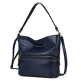 Load image into Gallery viewer, (navy)Sierra Hobo Handbag Vegan Leather by Mia K - BagNook
