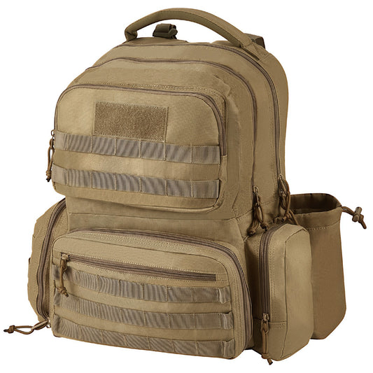 VEVOR Tactical Range Backpack for 6 Pistols - Brown - BagNook