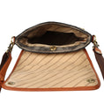 Load image into Gallery viewer, Cavalier Crossbody w/ Top Closure - Hairon - Upcycled Leather - BagNook
